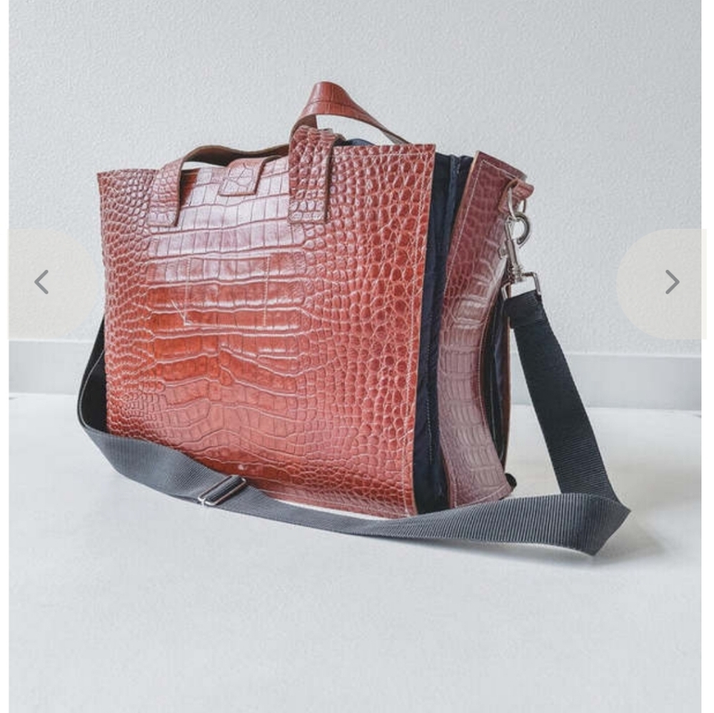 NWT Camiel Fortgens Medium Patched Shopper Bag